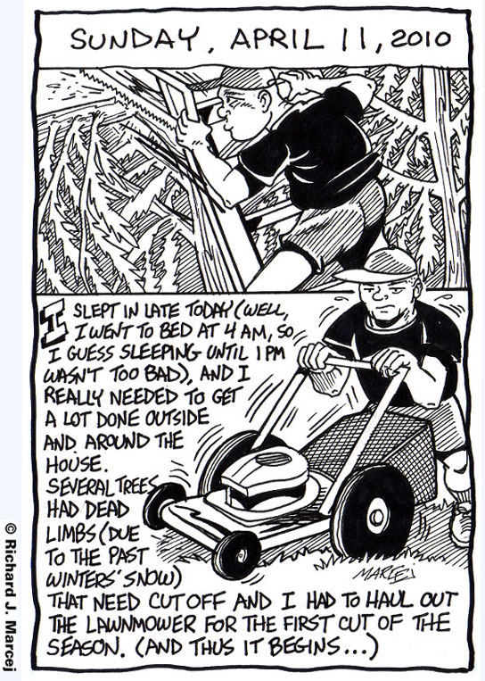 Daily Comic Journal: Sunday, April 11, 2010