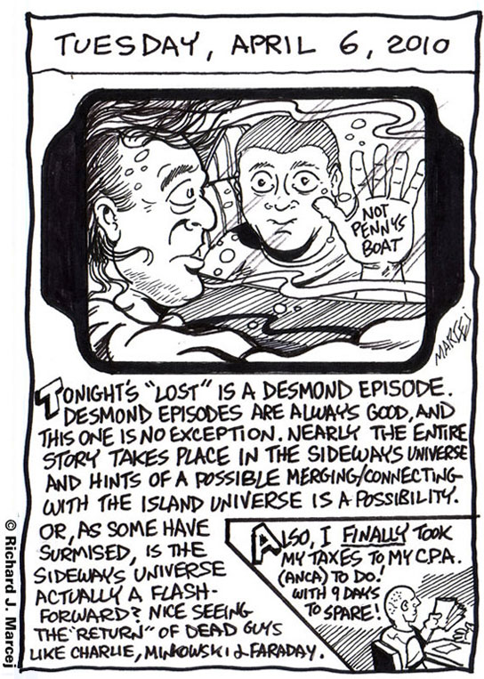 Daily Comic Journal: Tuesday, April 6, 2010