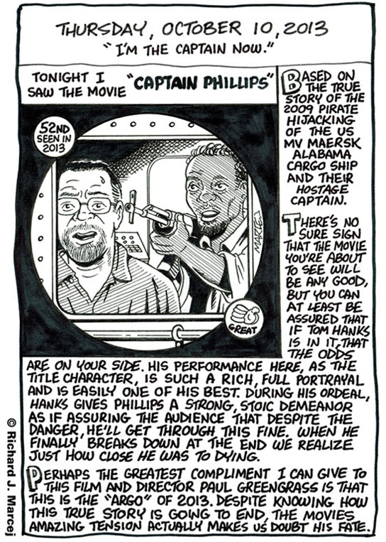 Daily Comic Journal: October 10, 2013: “I’m The Captain Now.”