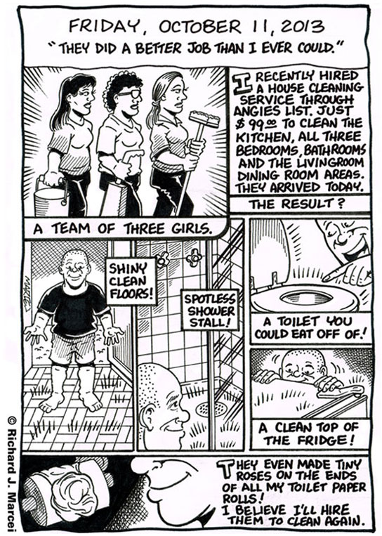 Daily Comic Journal: October 11, 2013: “They Did A Better Job Than I Ever Could.”