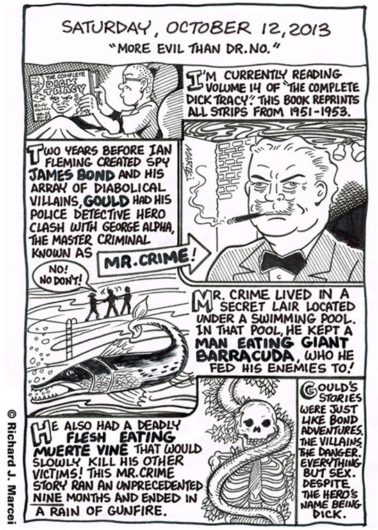 Daily Comic Journal: October 12, 2013: “More Evil Than Dr. No.”