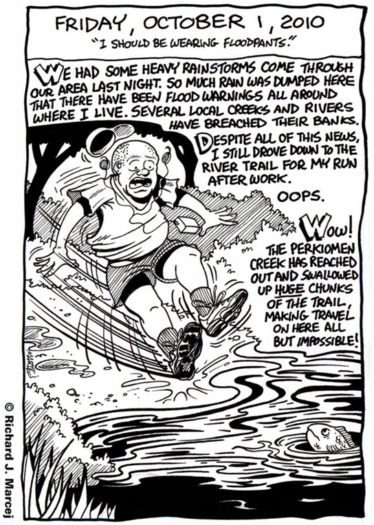Daily Comic Journal: October, 1, 2010: “I Should Be Wearing Floodpants.”