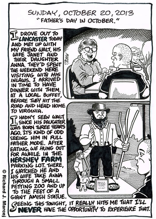 Daily Comic Journal: October 20, 2013: “Father’s Day In October.”