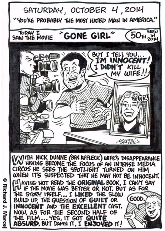 Daily Comic Journal: October 4, 2014: “You’re Probably The Most Hated Man In America.”