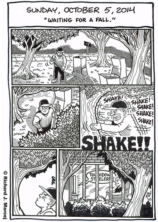 Daily Comic Journal: October 5, 2014: “Waiting For A Fall.”