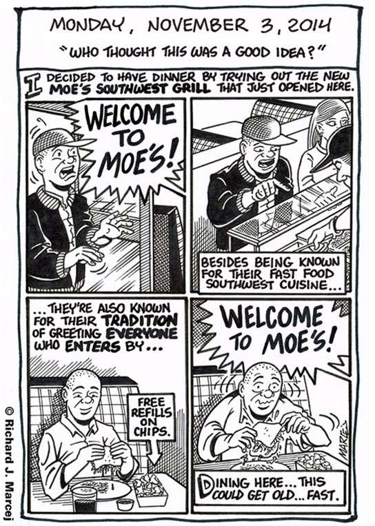 Daily Comic Journal: November 3, 2014: “Who Thought This Was A Good Idea?”