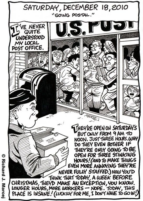 Daily Comic Journal: December, 18, 2010: “Going Postal.”