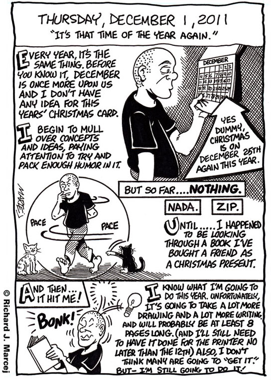 Daily Comic Journal: December 1, 2011: “It’s That Time Of The Year Again.”