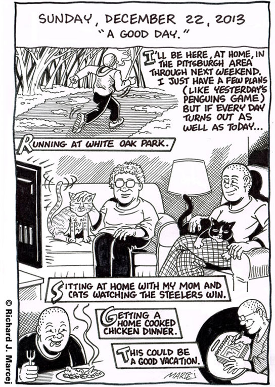 Daily Comic Journal: December 22, 2013: “A Good Day.”