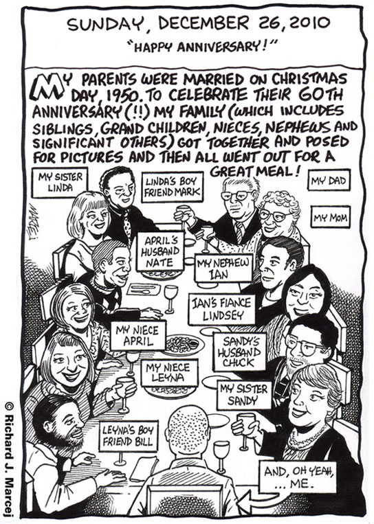 Daily Comic Journal: December, 26, 2010: “Happy Anniversary!”