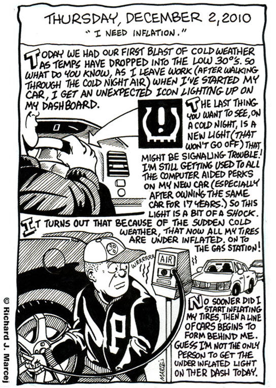 Daily Comic Journal: December, 2, 2010: “I Need Inflation.”