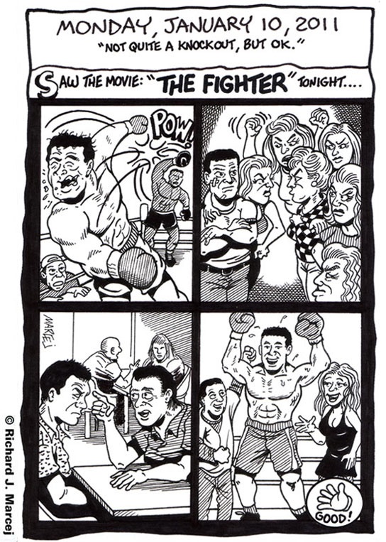 Daily Comic Journal: January, 10, 2011: “Not Quite A Knockout, But OK.”
