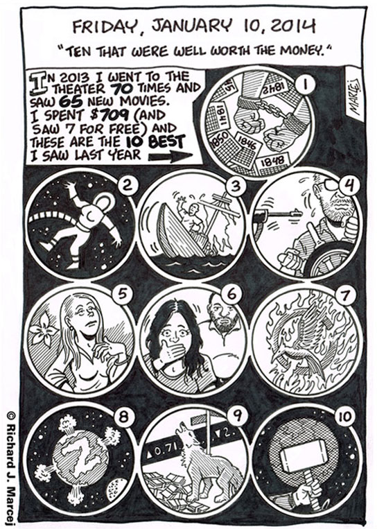 Daily Comic Journal: January 10, 2014: “Ten That Were Well Worth The Money.”
