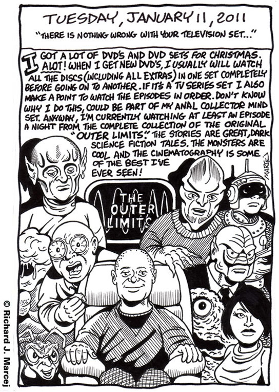 Daily Comic Journal: January 11, 2011: “There Is Nothing Wrong With Your Television Set…”