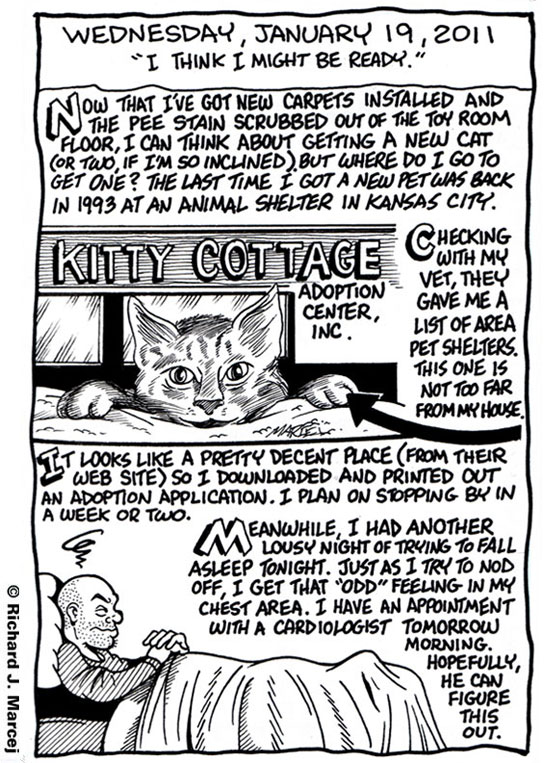 Daily Comic Journal: January 19, 2011: “I Think I Might Be Ready.”