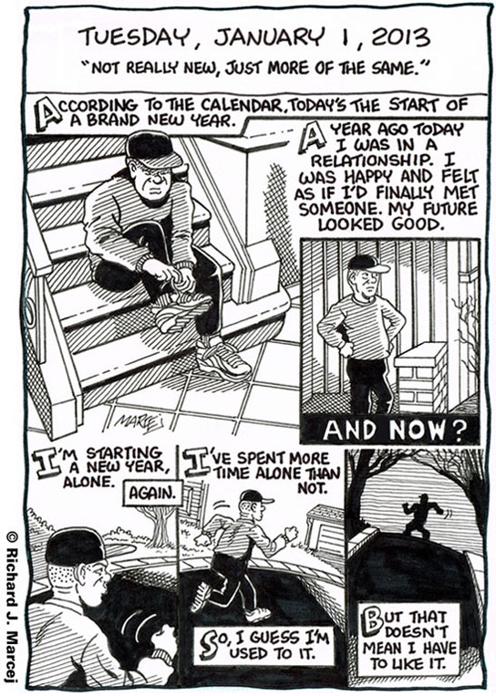 Daily Comic Journal: January 1, 2013: “Not Really New, Just More Of The Same.”