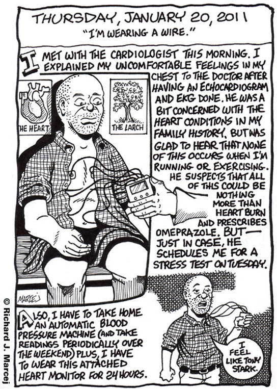 Daily Comic Journal: January 20, 2011: “I’m Wearing A Wire.”
