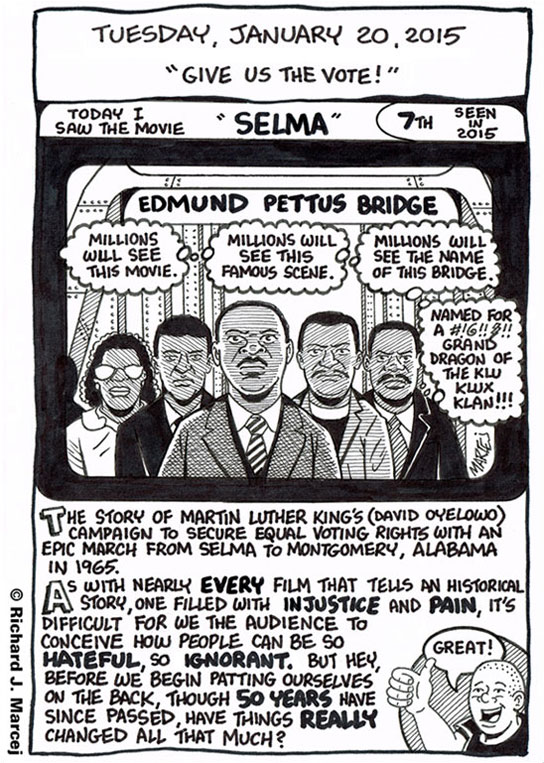 Daily Comic Journal: January 20, 2015: “Give Us The Vote!”