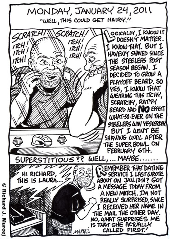 Daily Comic Journal: January 24, 2011: “Well, This Could Get Hairy.”