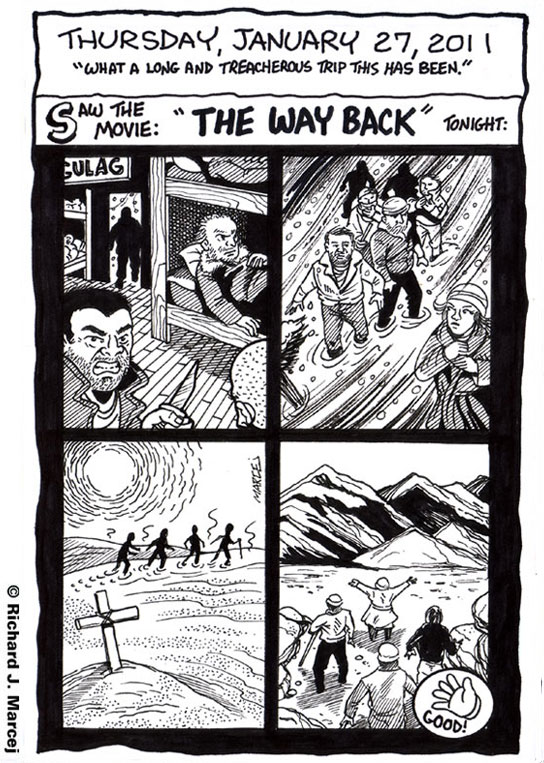 Daily Comic Journal: January 27, 2011: “What A Long And Treacherous Trip This Has Been.”