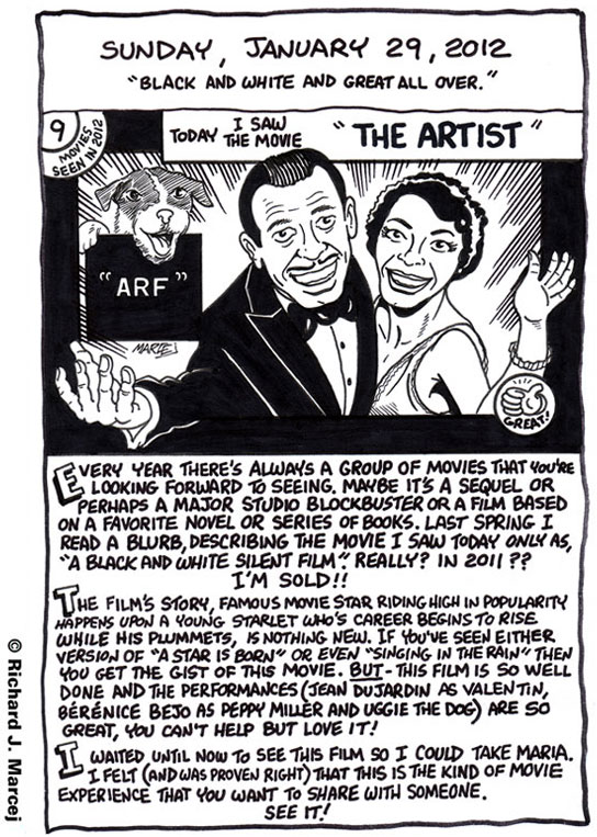 Daily Comic Journal: January 29, 2012: “Black And White And Great All Over.”