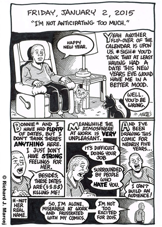 Daily Comic Journal: January 2, 2015: “I’m Not Anticipating Too Much.”