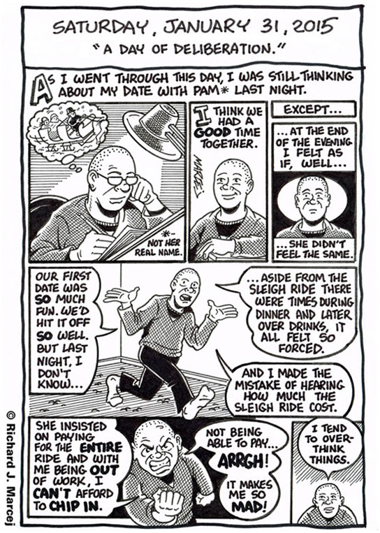 Daily Comic Journal: January 31, 2015: “A Day Of Deliberation.”