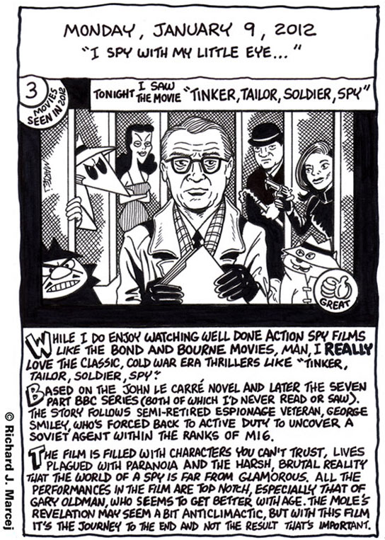 Daily Comic Journal: January 9, 2012: “I Spy With My Little Eye…”