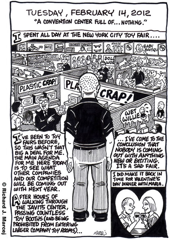 Daily Comic Journal: February 14, 2012: “A Convention Center Full Of…Nothing.”