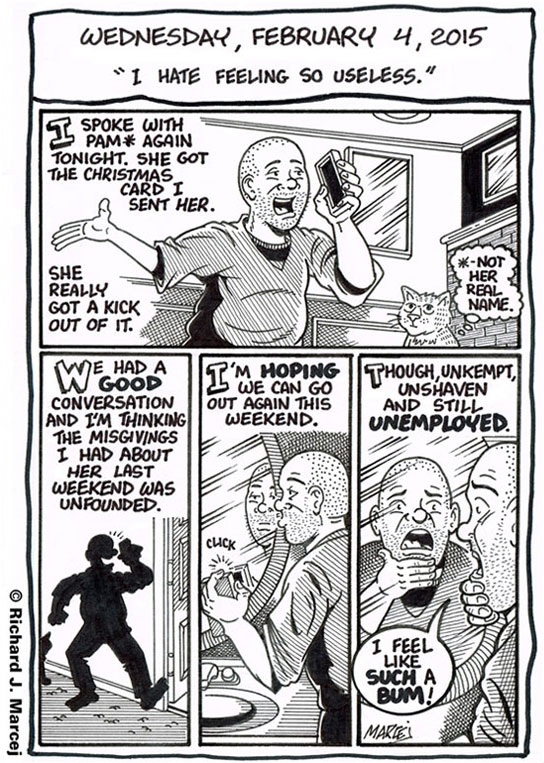 Daily Comic Journal: February 4, 2015: “I  Hate Feeling So Useless.”