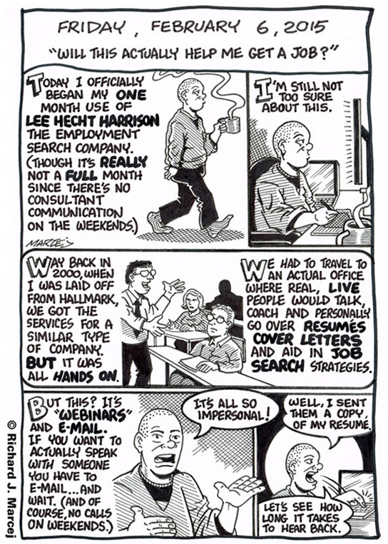 Daily Comic Journal: February 6, 2015: “Will This Actually Help Me Get A Job?”