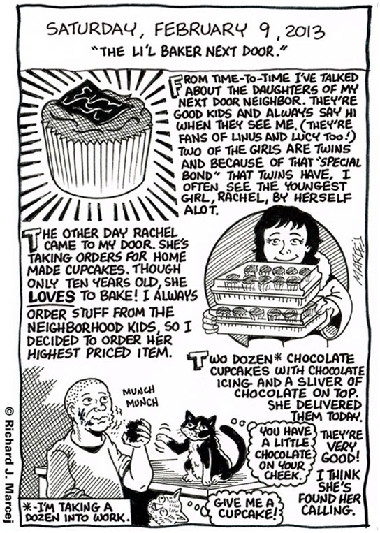 Daily Comic Journal: February 9, 2013: “The Li’l Baker Next Door.”