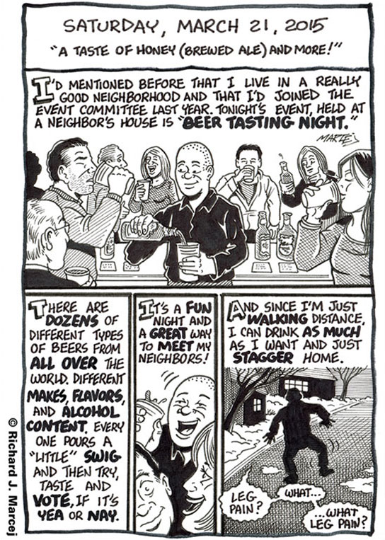 Daily Comic Journal: March 21, 2015: “A Taste Of Honey (Brewed Ale) And More!”