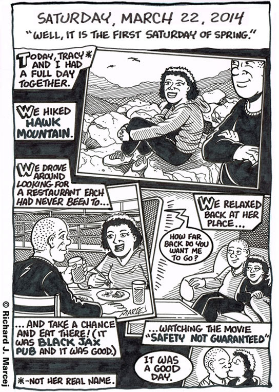 Daily Comic Journal: March 22, 2014: “Well, It Is The First Saturday Of Spring.”