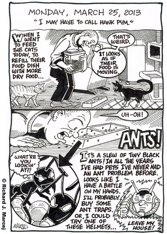 Daily Comic Journal: March 25, 2013: “I May Have To Call Hank Pym.”