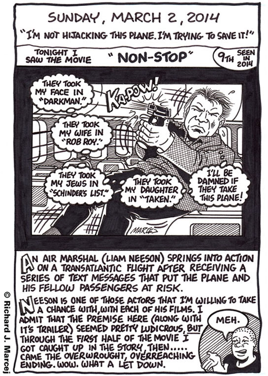 Daily Comic Journal: March 2, 2014: “I’m Not Hijacking This Plane. I’m Trying To Save It!”