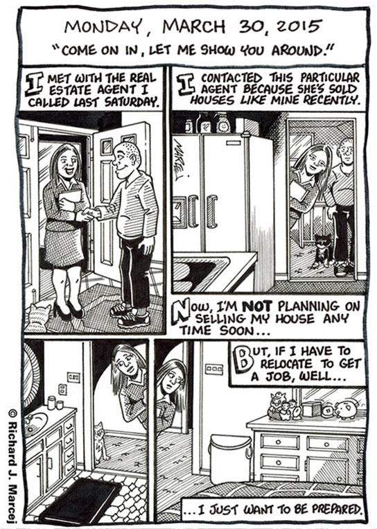 Daily Comic Journal: March 30, 2015: “Come On In, Let Me Show You Around.”