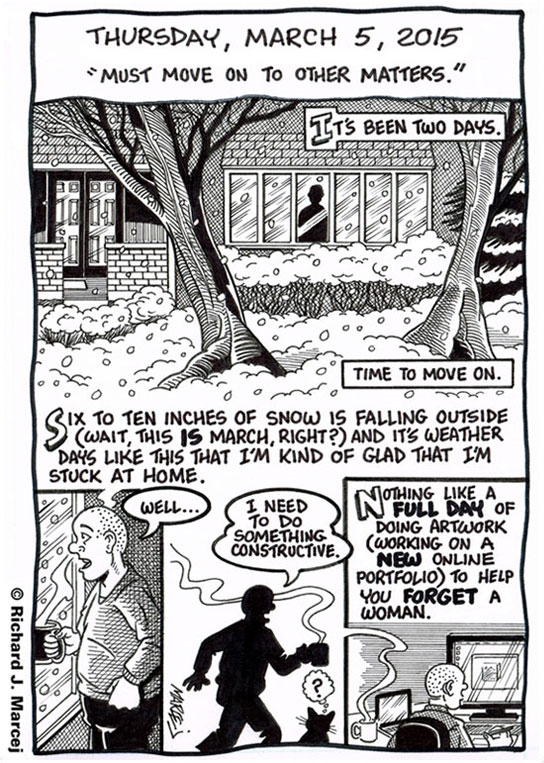 Daily Comic Journal: March 5, 2015: “Must Move On To Other Matters.”