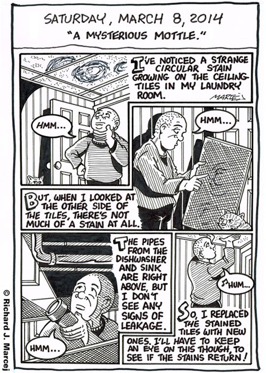 Daily Comic Journal: March 8, 2014: “A Mysterious Mottle.”