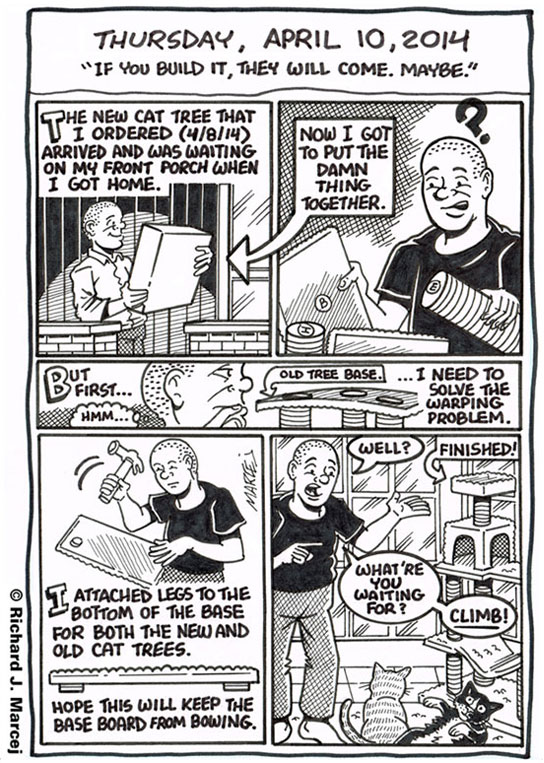 Daily Comic Journal: April 10, 2014: “If You Build It, They Will Come. Maybe.”