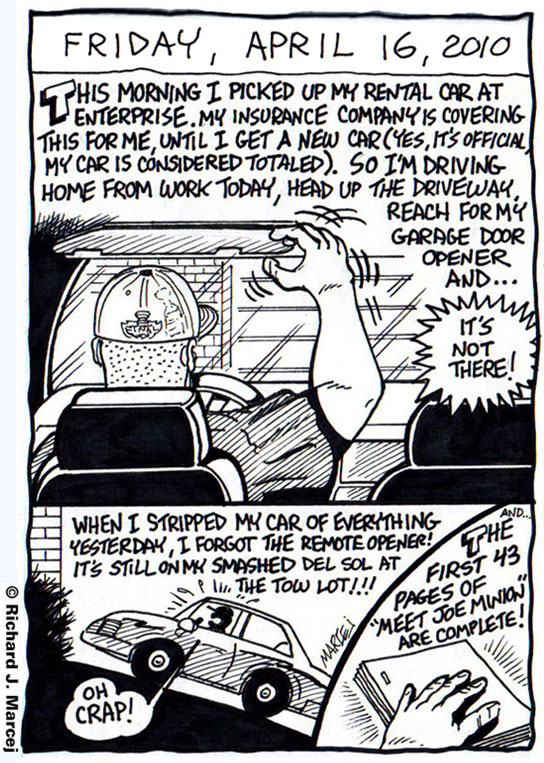 Daily Comic Journal: Friday, April 16, 2010