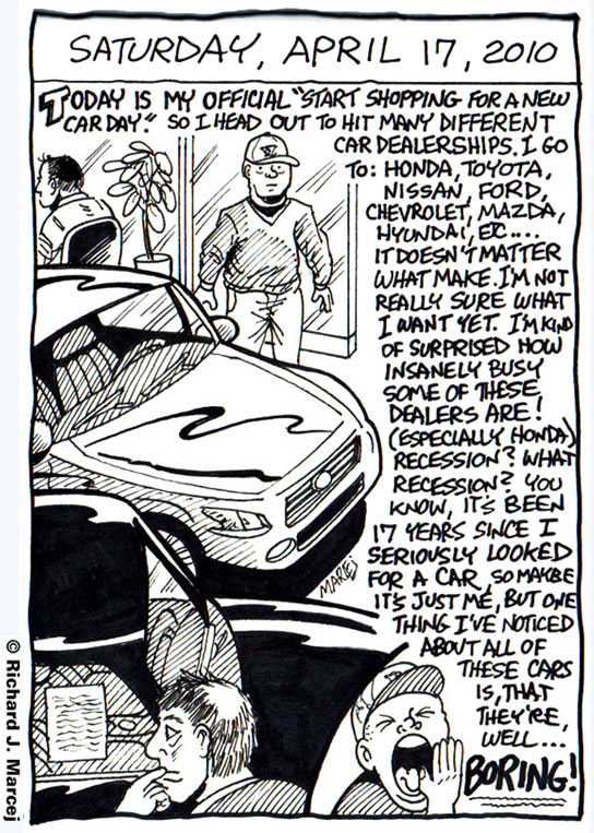 Daily Comic Journal: Saturday, April 17, 2010