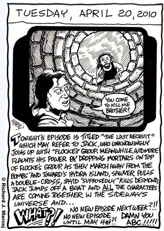 Daily Comic Journal: Tuesday, April 20, 2010