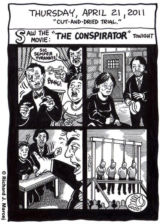 Daily Comic Journal: April 21, 2011: “Cut-And-Dried Trial.”