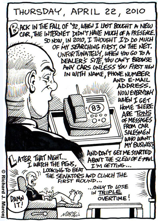 Daily Comic Journal: Thursday, April 22, 2010