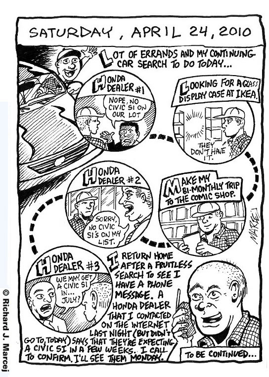 Daily Comic Journal: Saturday, April 24, 2010
