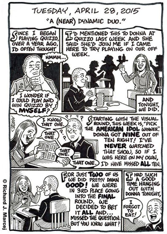 Daily Comic Journal: April 28, 2015: “A (Near) Dynamic Duo.”