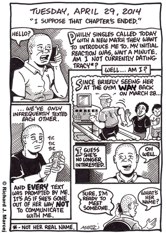 Daily Comic Journal: April 29, 2014: “I Suppose That Chapter’s Ended.”