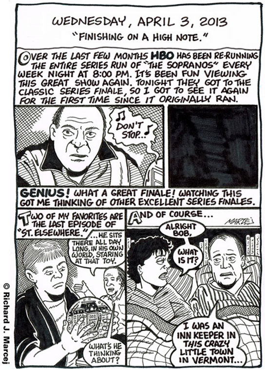 Daily Comic Journal: April 3, 2013: “Finishing On A High Note.”