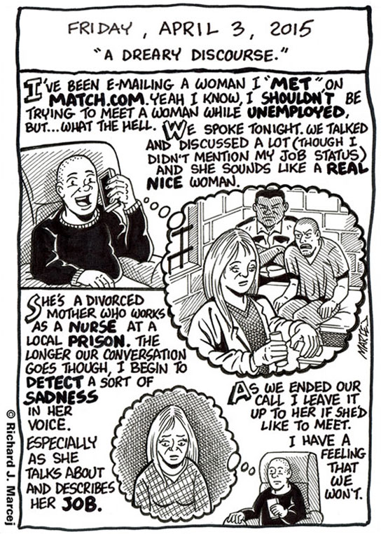 Daily Comic Journal: April 3, 2015: “A Dreary Discourse.”